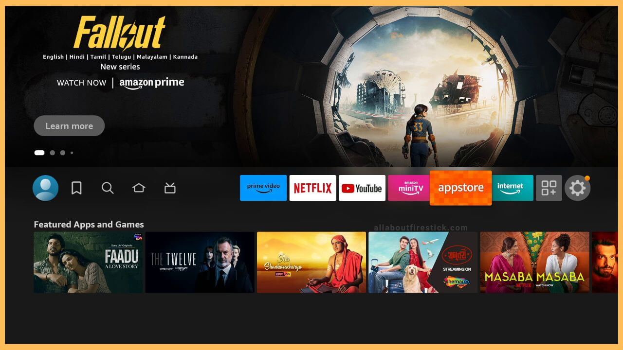Choose App Store to Install Syncler on Firestick