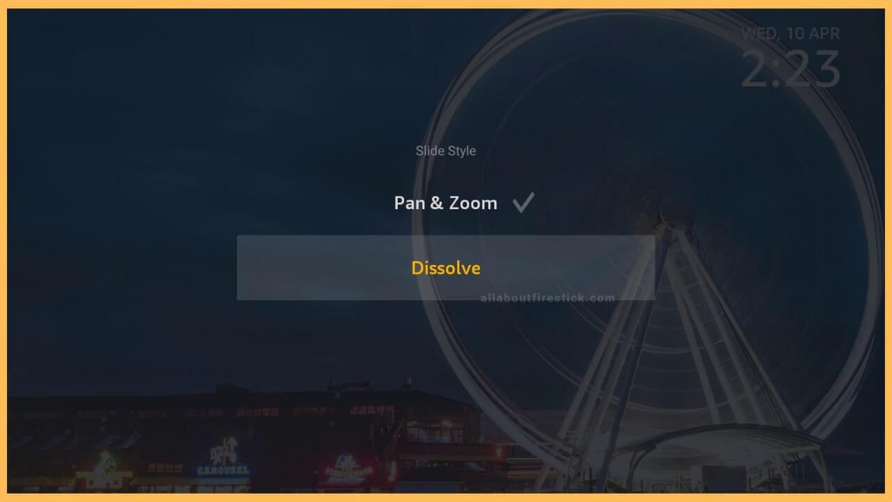 Choose Slide Type