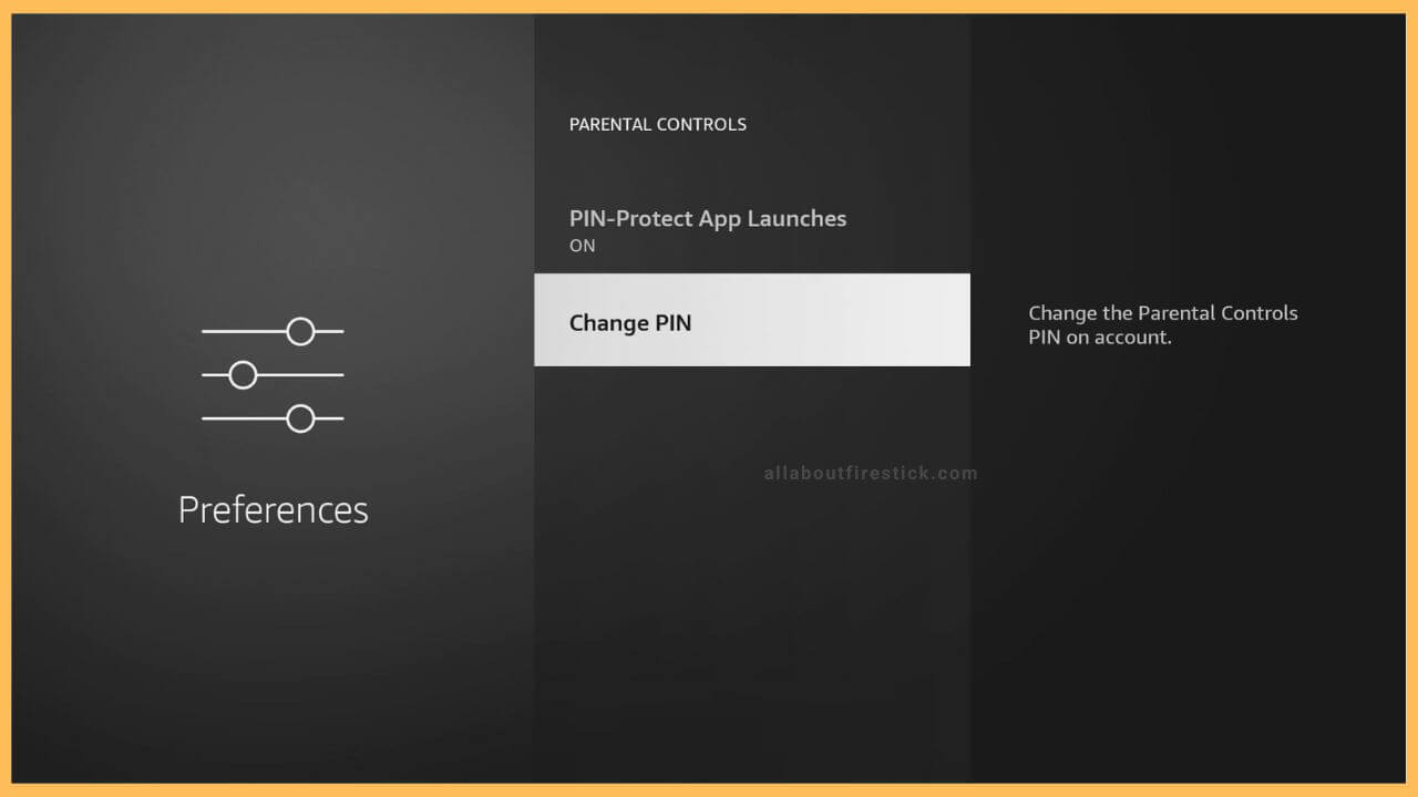 Click Change PIN
