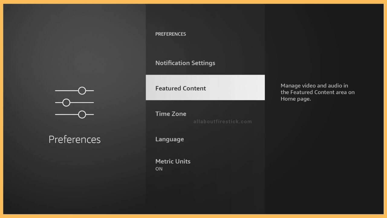 Select Featured Content