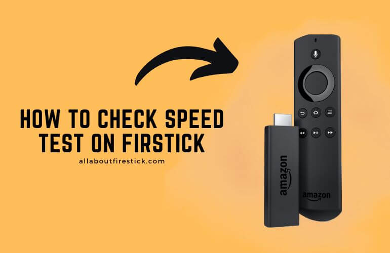 Speed Test on Firestick