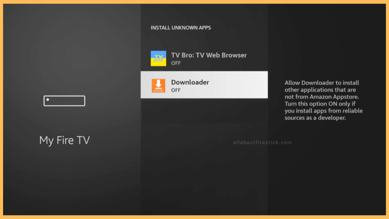 Enable Install Unknown Apps