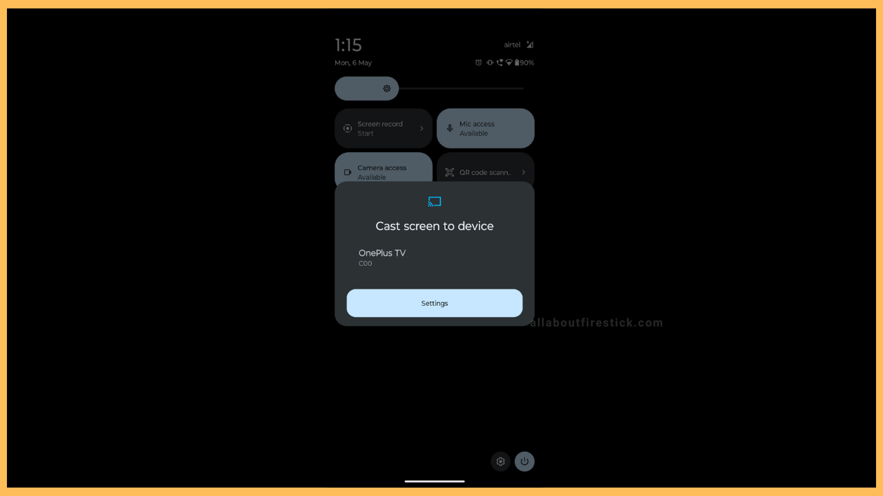 How to Screen Mirror on Firestick- Cast Icon On Android Phone