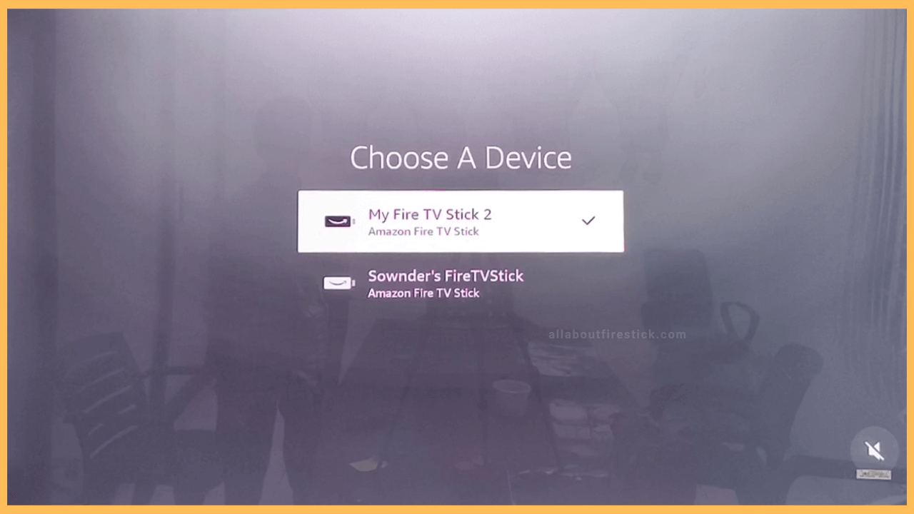 Choose device