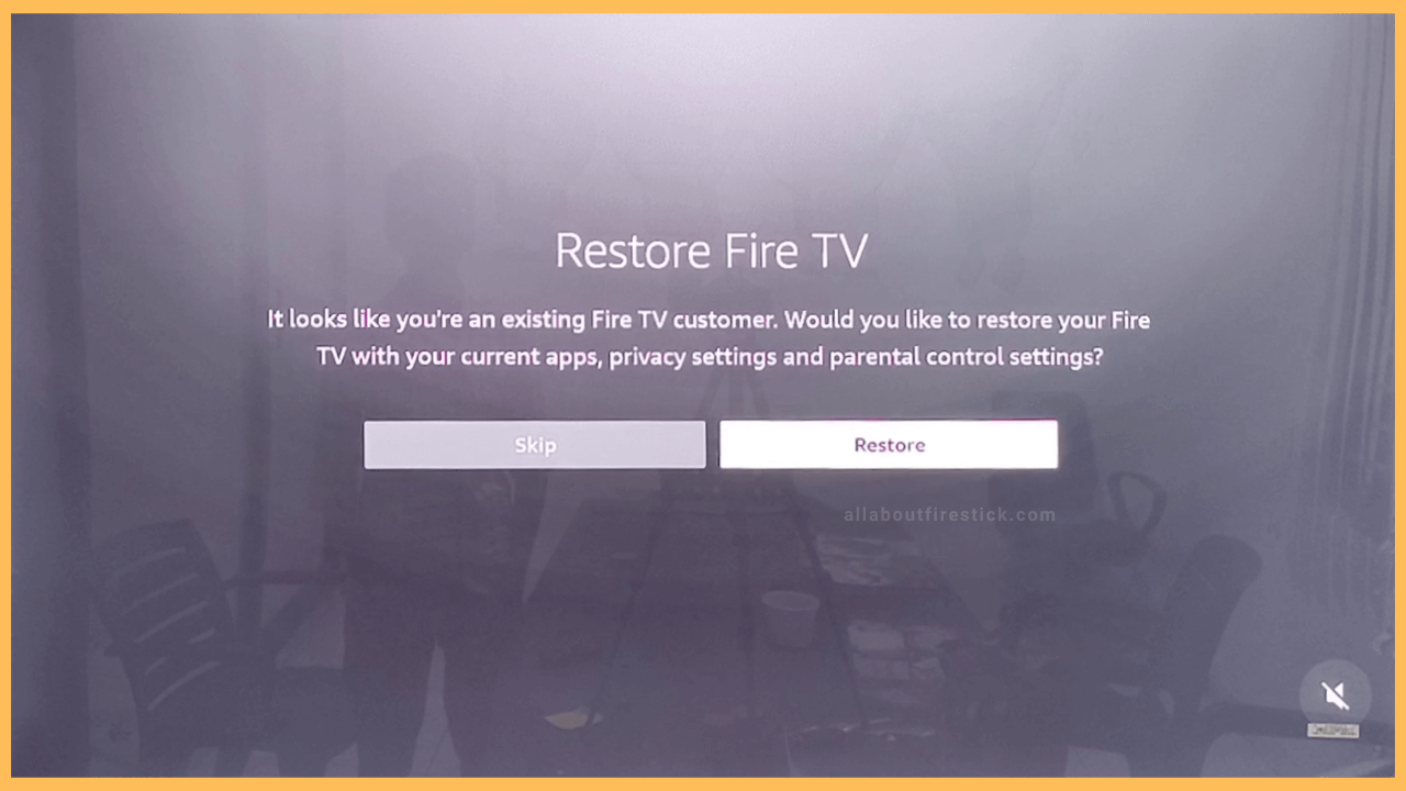 Restore Firestick
