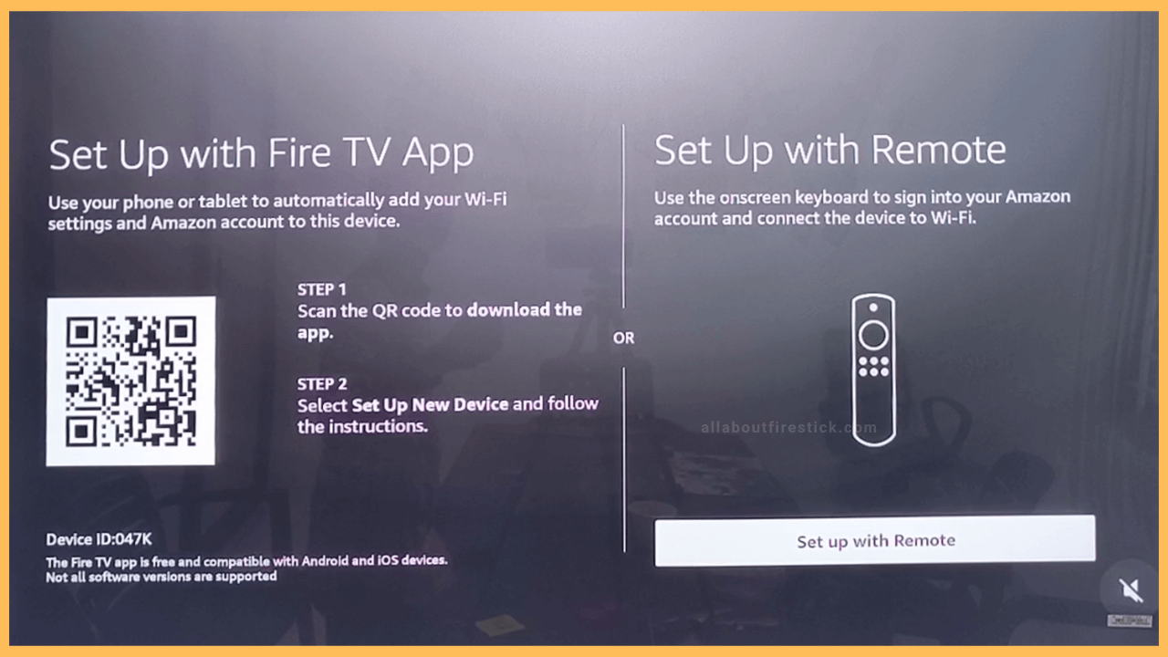 How to Setup Firestick-Select Remote