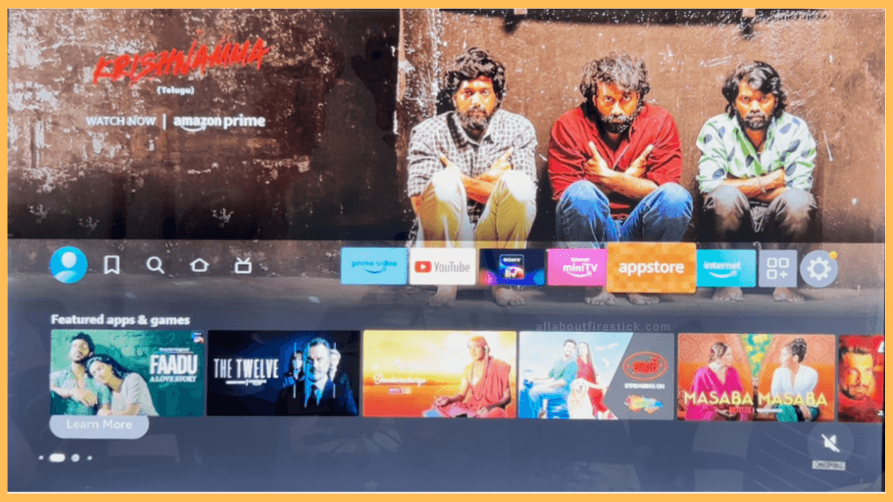 Launch the Appstore to Install NordVPN on Firestick