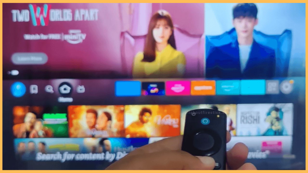 Long Hold the Home Button to Complete the Firestick Remote Reset Process