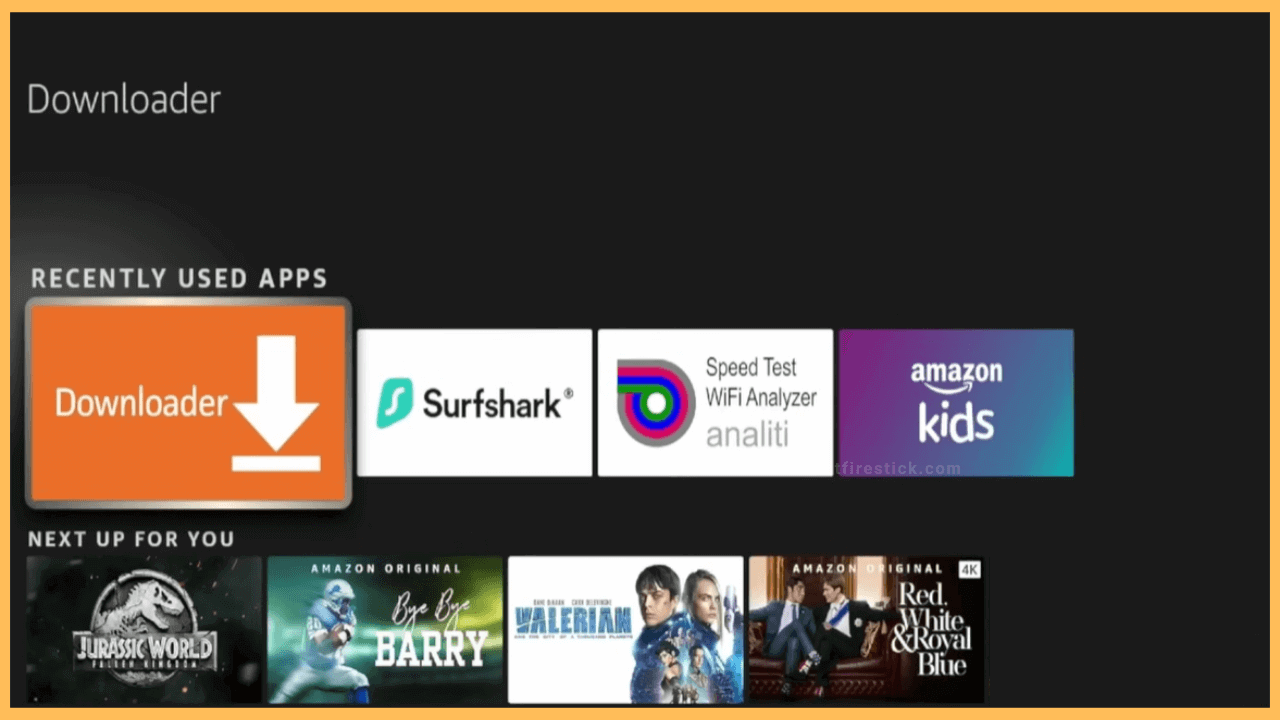 Open the Downloader App