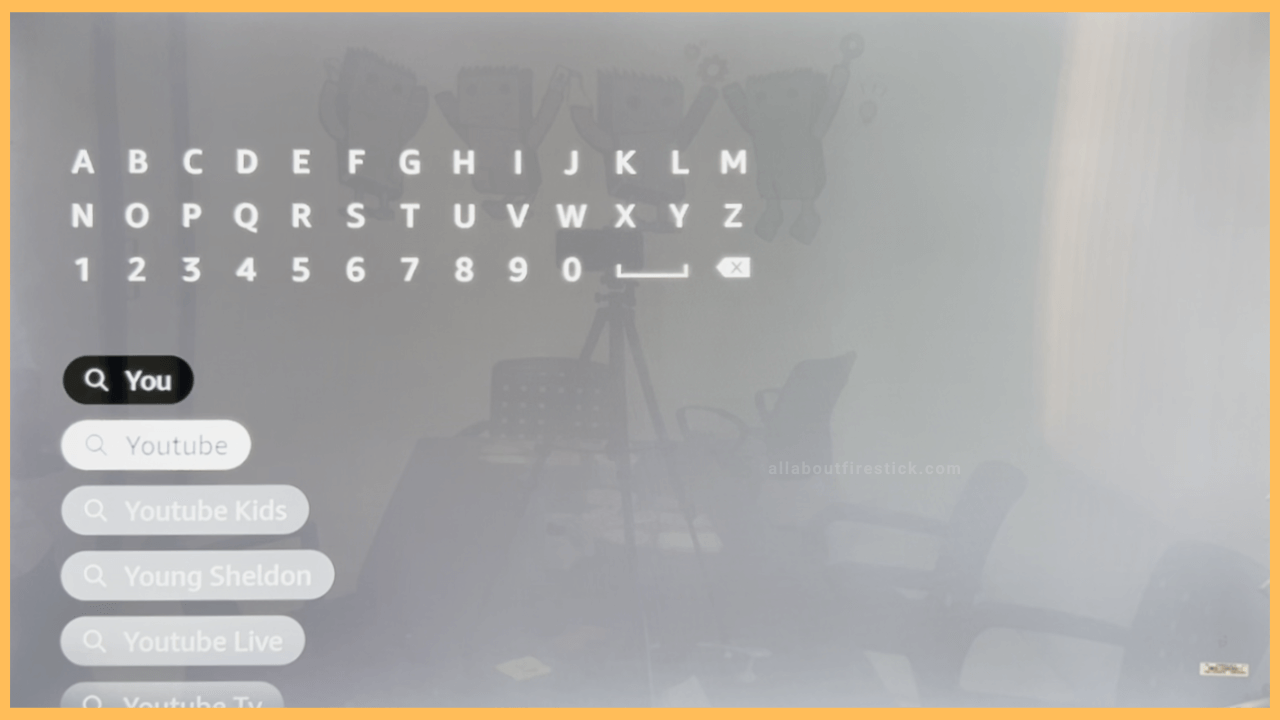 Search for the YouTube App