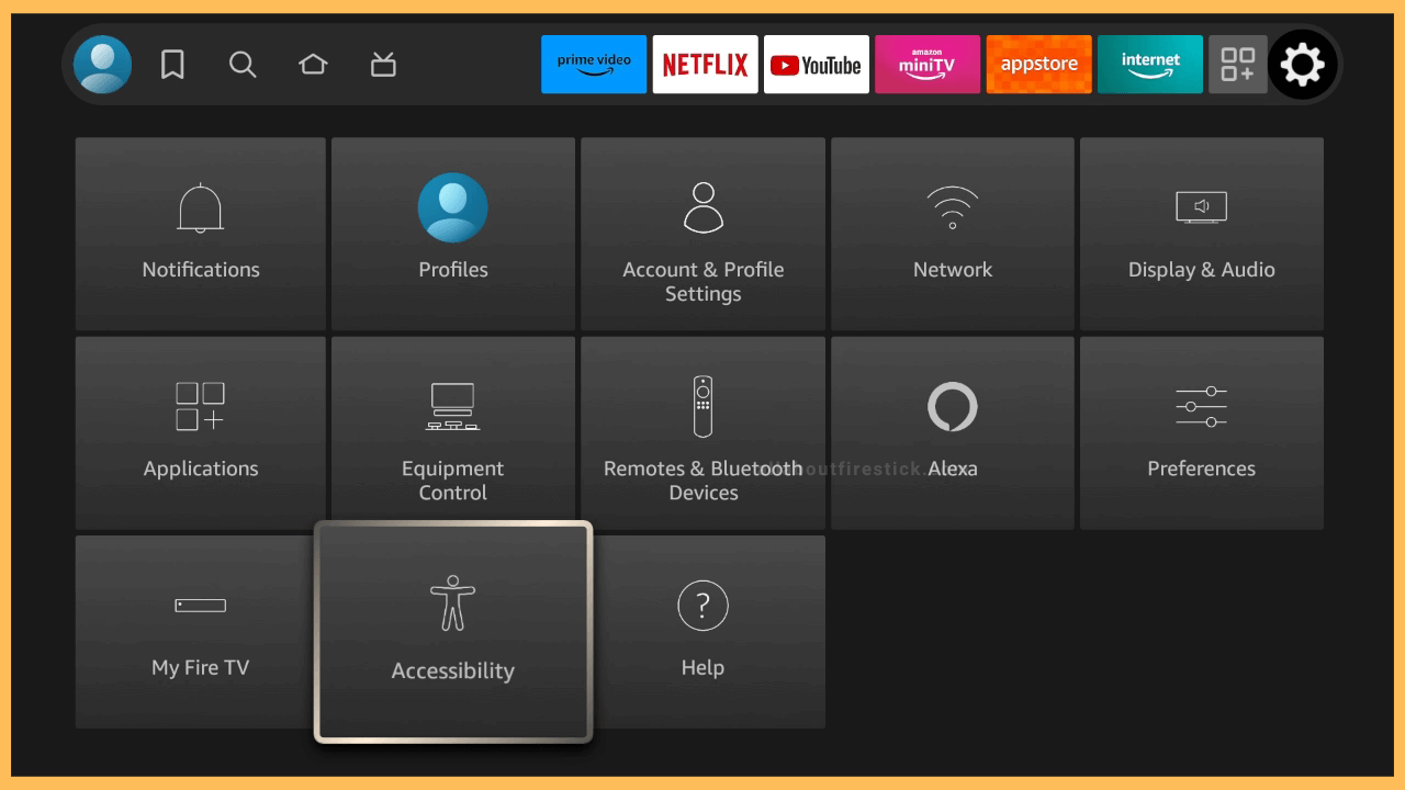Subtitles on Firestick- Accessibility
