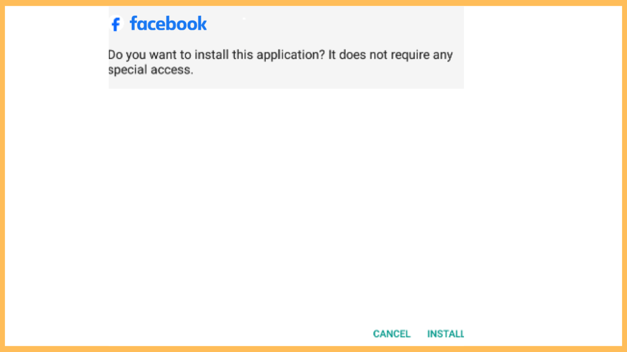 Click Install to get Facebook on Firestick