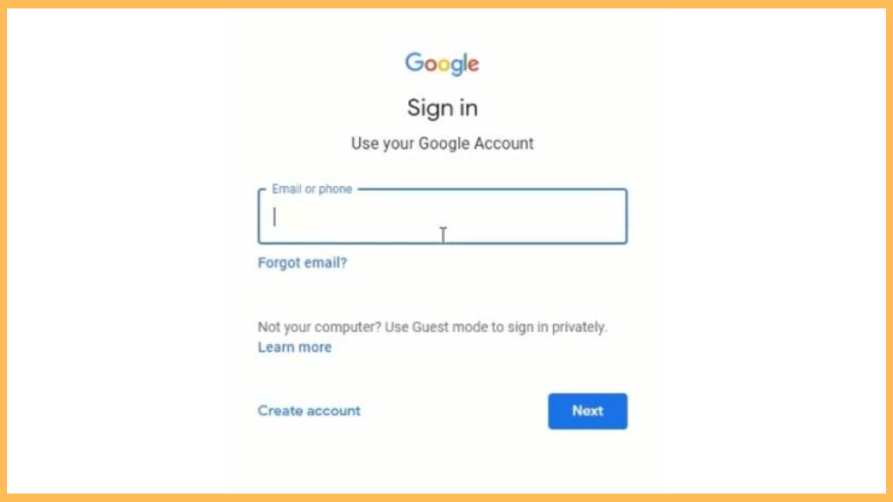 Google Meet on Firestick-Sign In