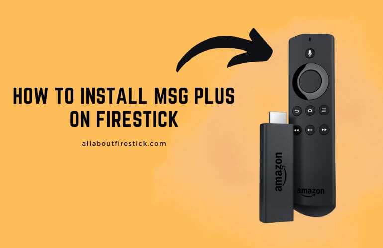 How to Watch MSG Plus (MSG GO) on Firestick MSG Plus on Firestick