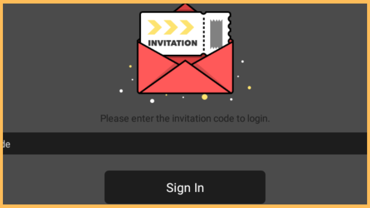 Input Invitation Code