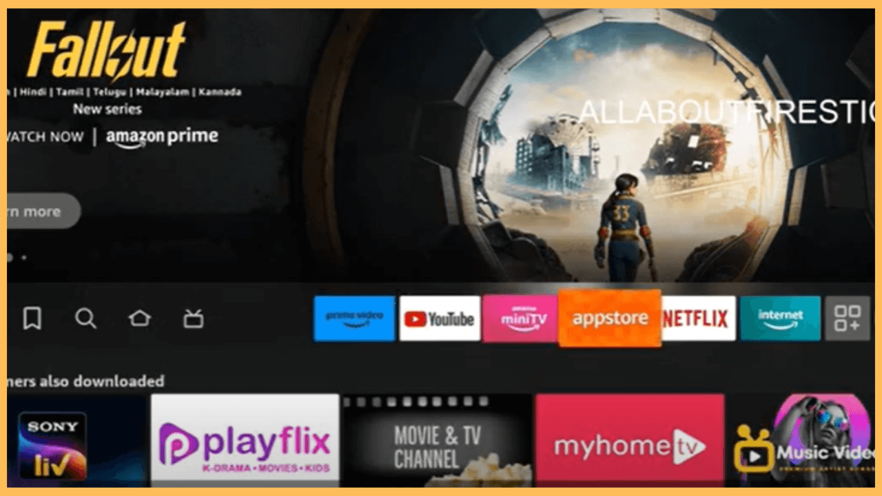 YouTube Music on Firestick-App Store