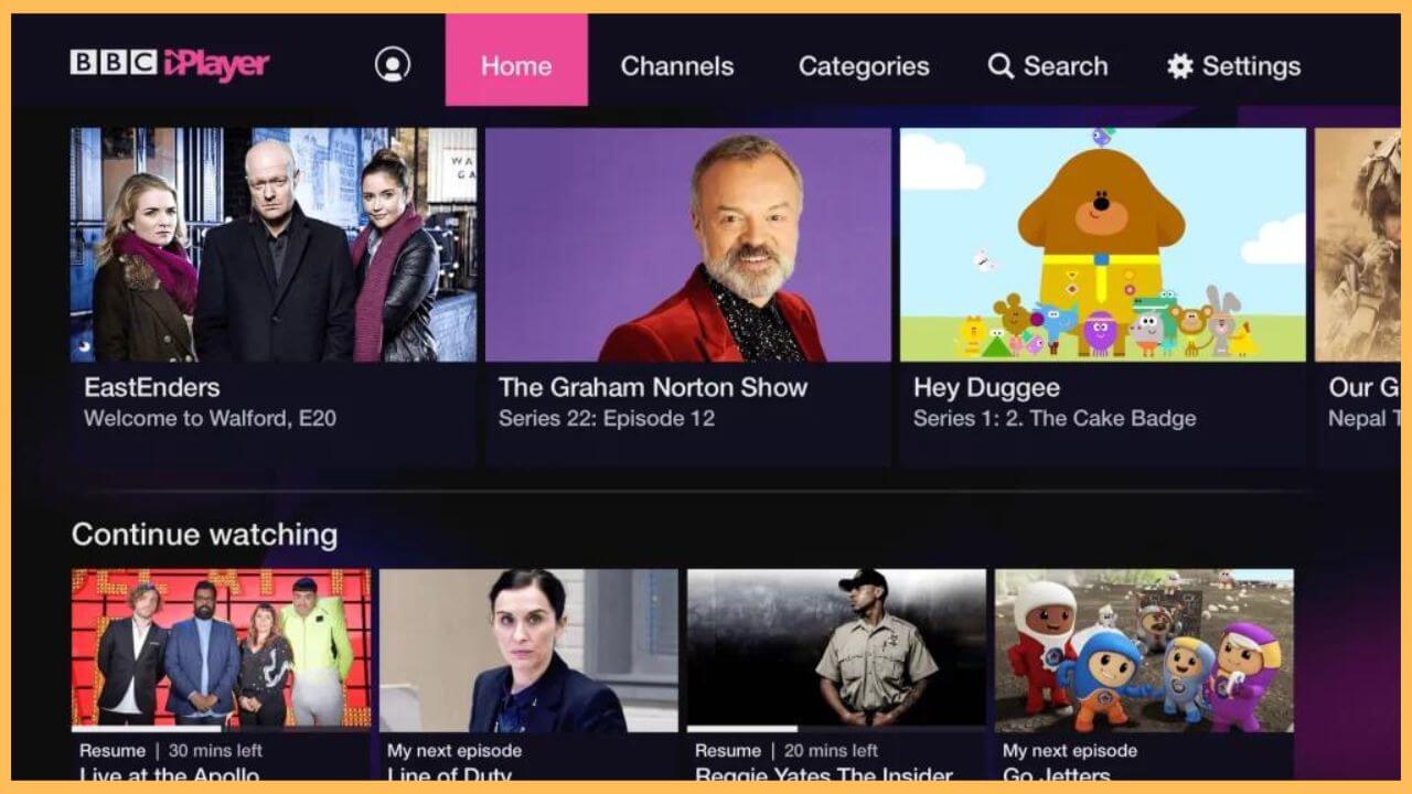 BBC iPlayer on Fire TV