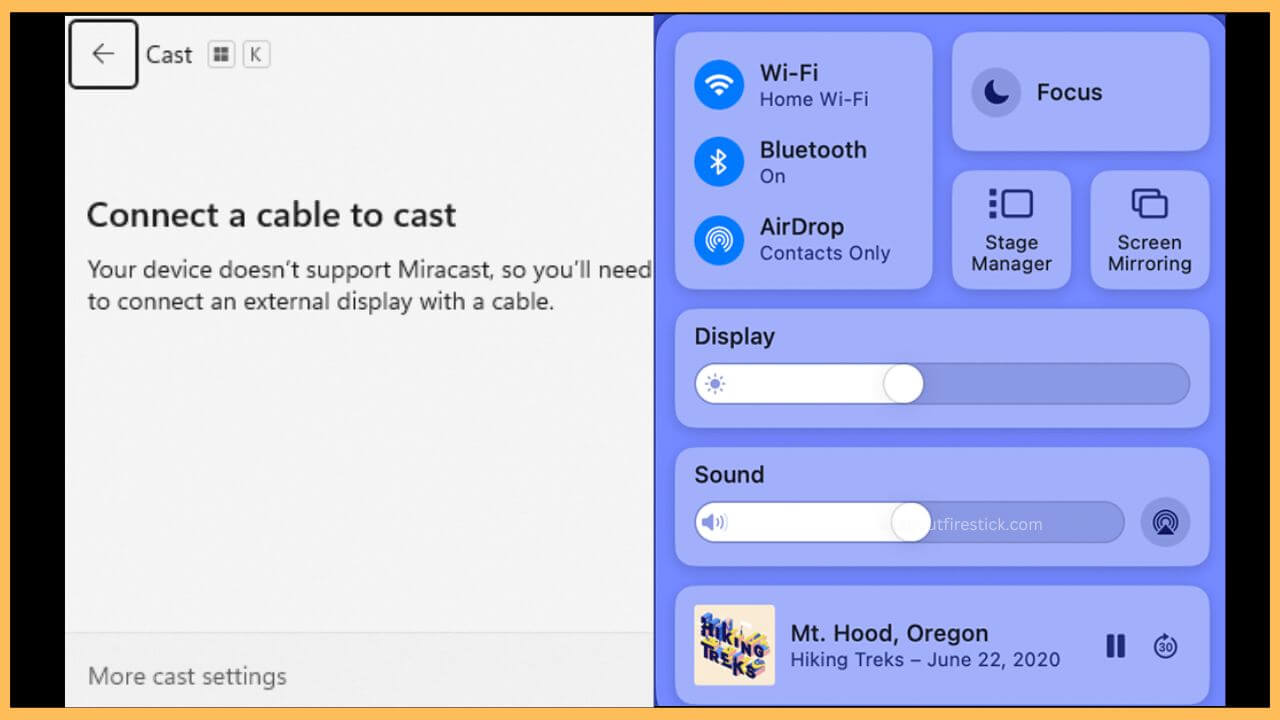 Cast or Screen Mirroring Icon
