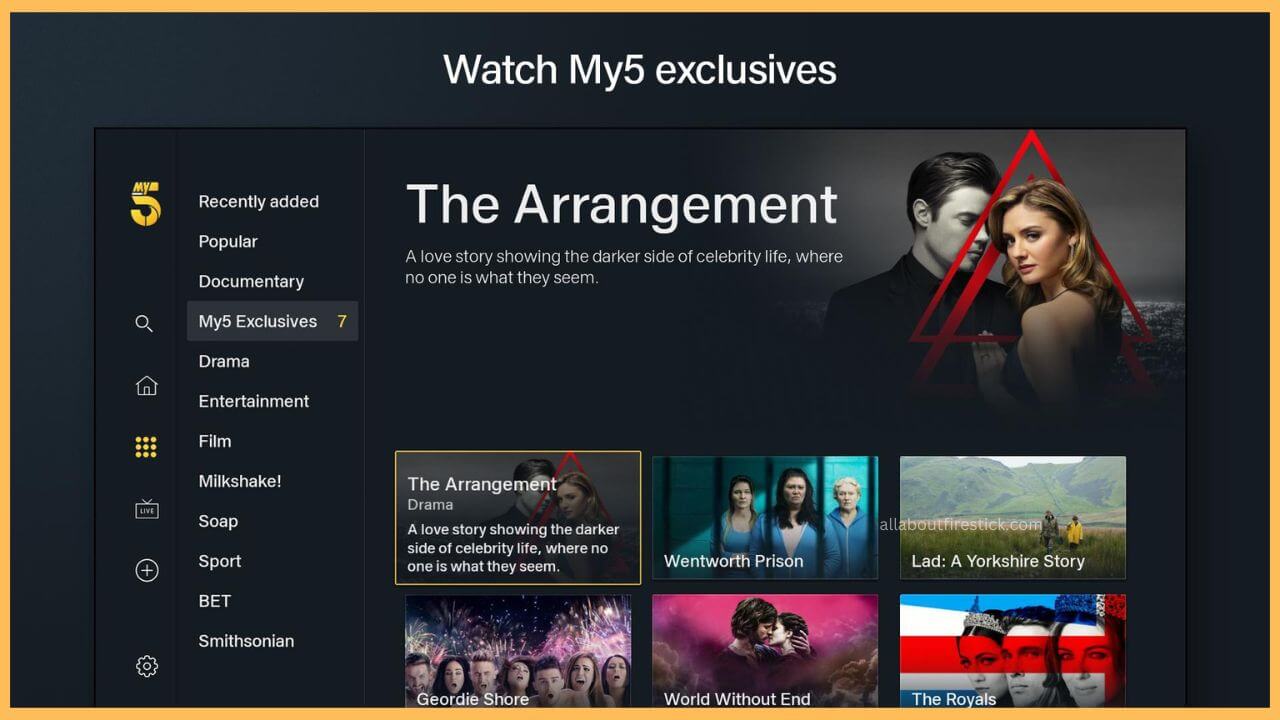 Channel 5 on Fire TV