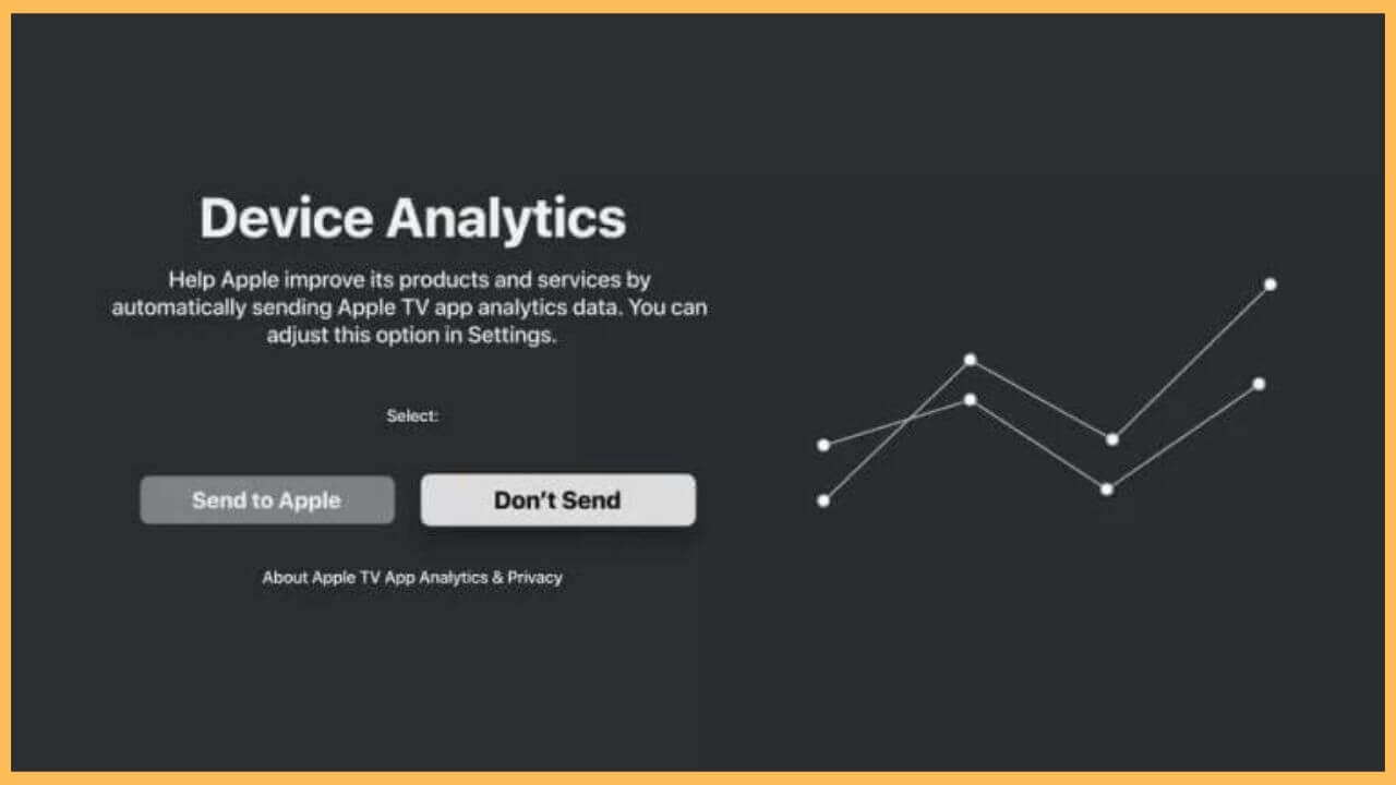 Choose any one option on Apple TV