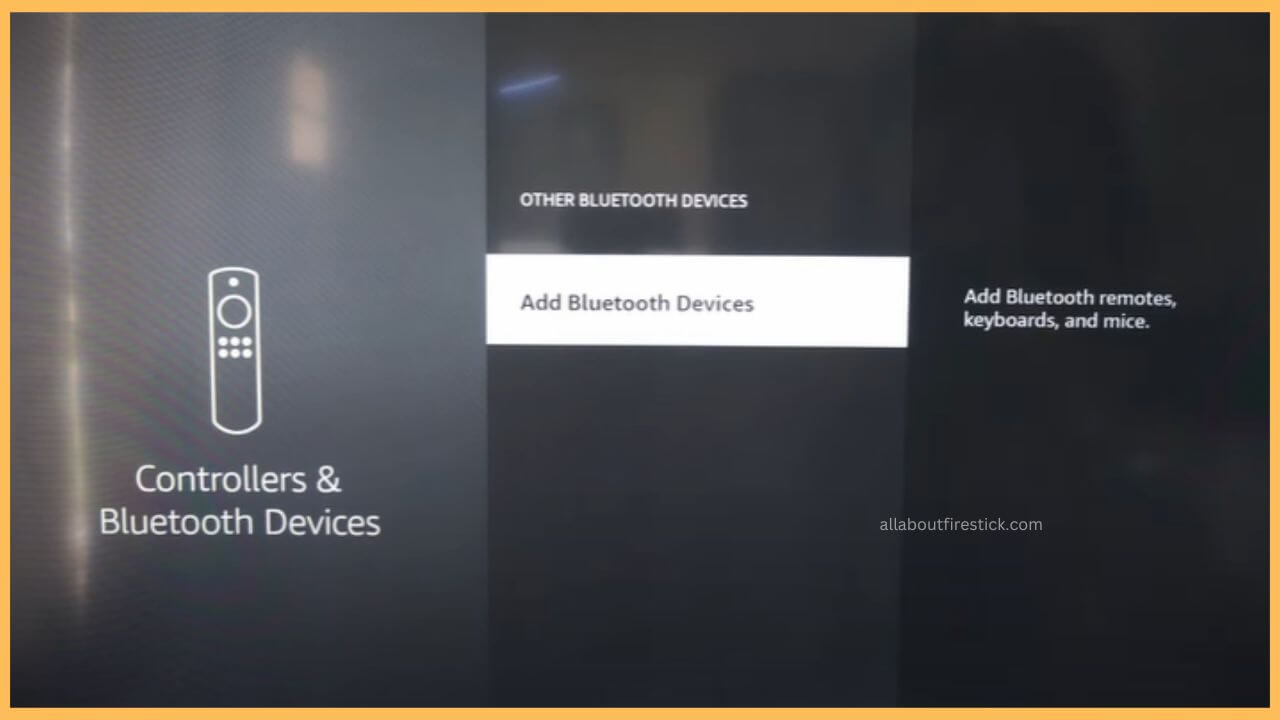 Click Add Bluetooth Devices