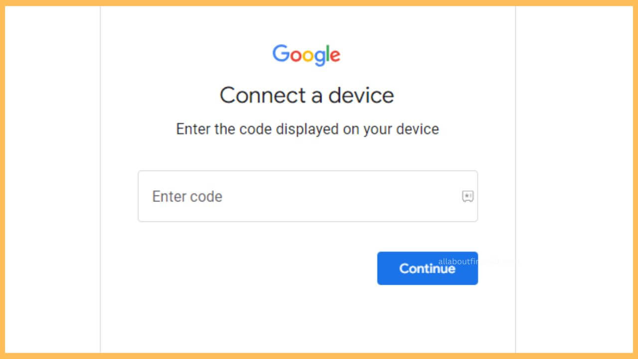 Click Contine on YouTube TV