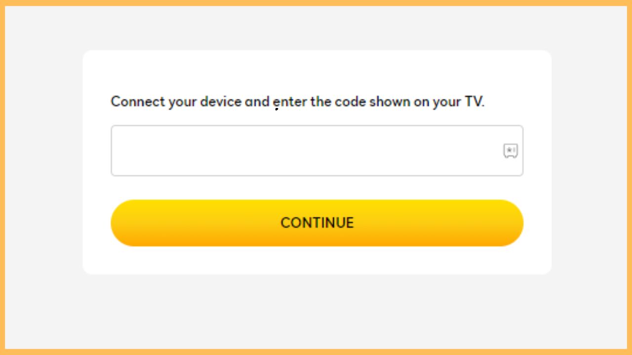 Click Continue on Peacock TV