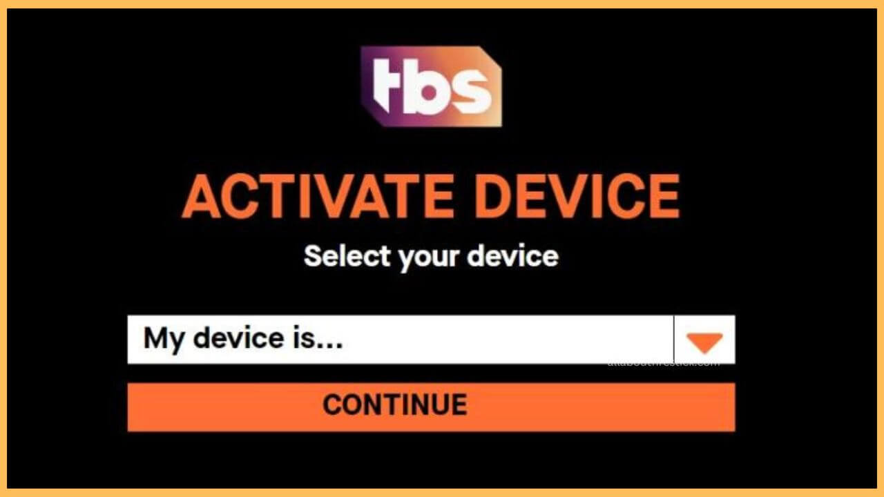 Click Continue on TBS app