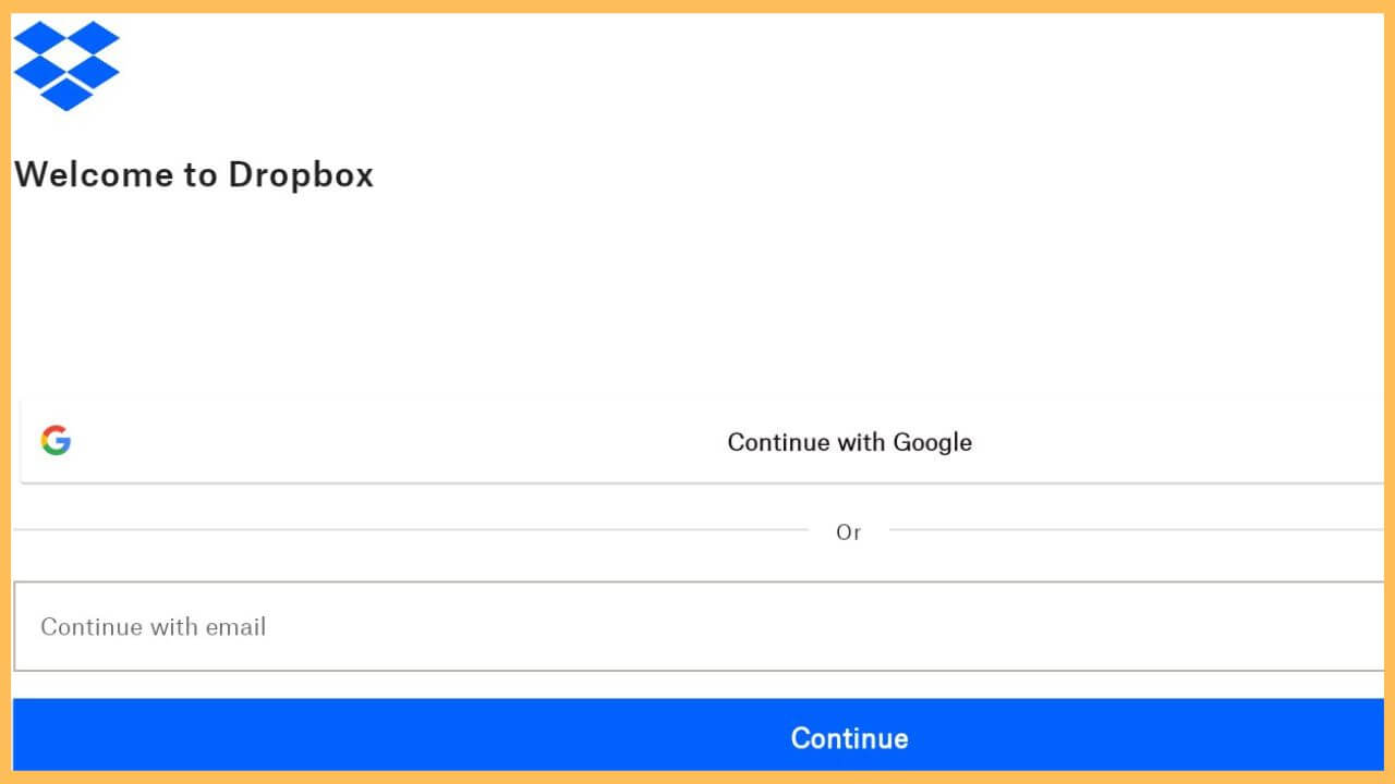 Click Continue to Sign In