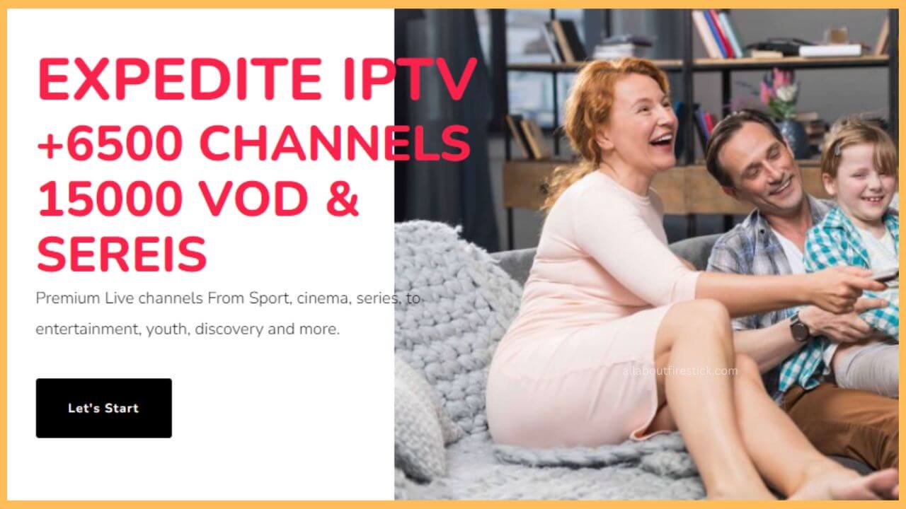 Click on the Let's Start