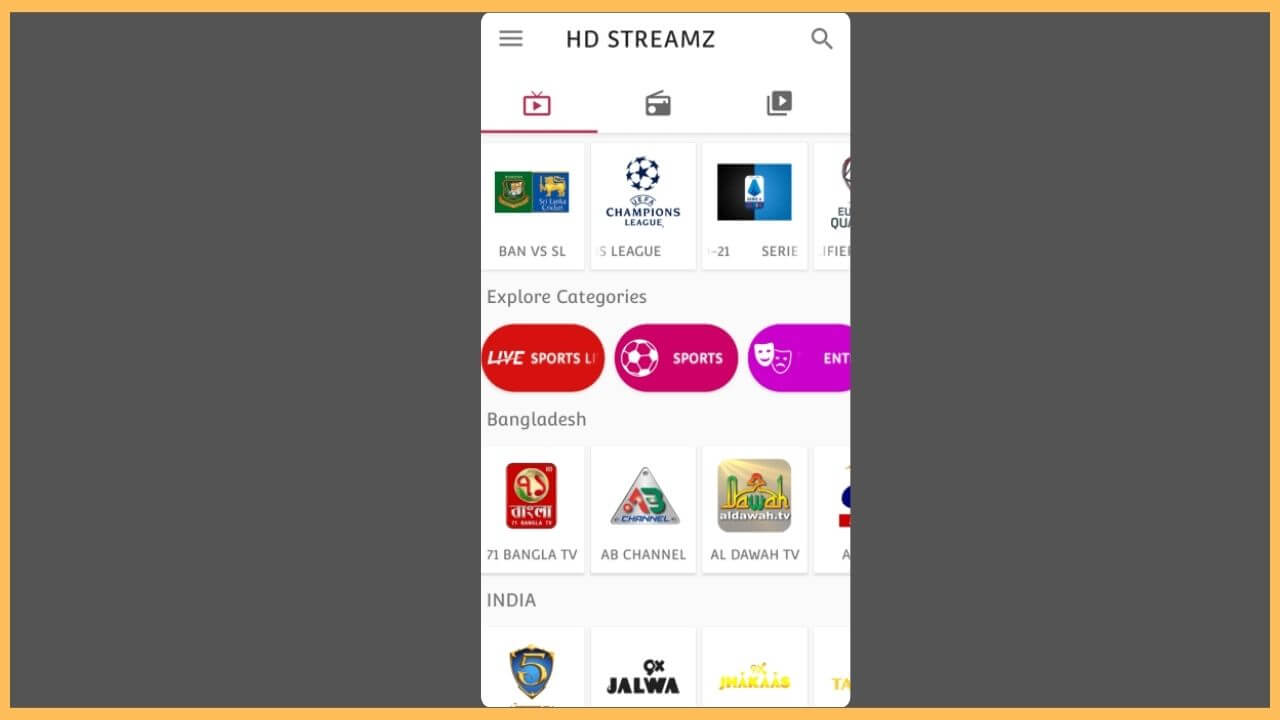 HD Streamz on Fire TV