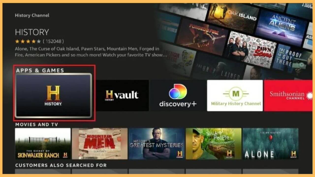 Pick the History Channel