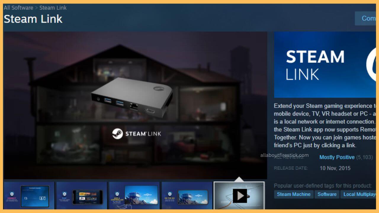 Steam Link on Fire TV