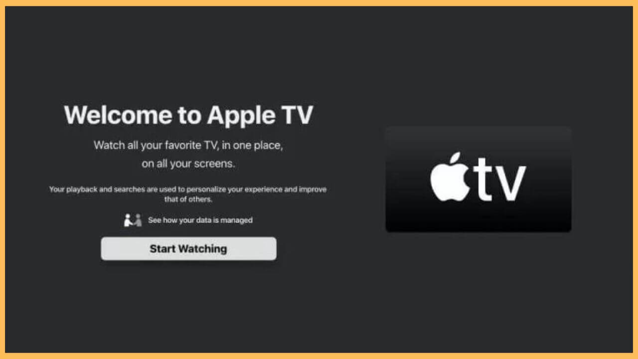 Tap Start Watching Button