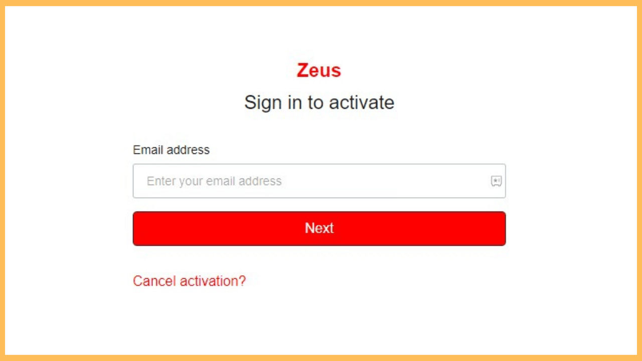 The Zeus network on Firestick-Activate