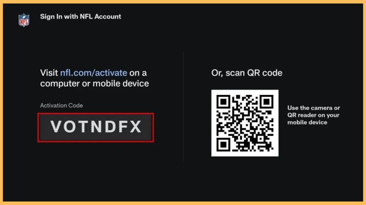 Activation Website of NFL