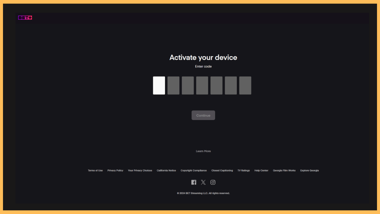 Enter the Activation Code