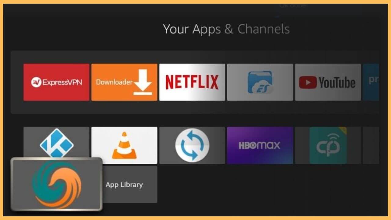 Choose TVTap app on Fire TV