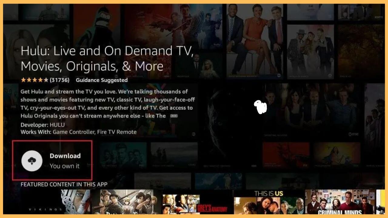 Click Download to Get Hulu (1)