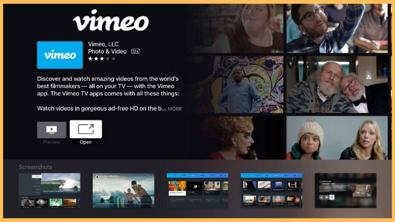 Vimeo on Firestick