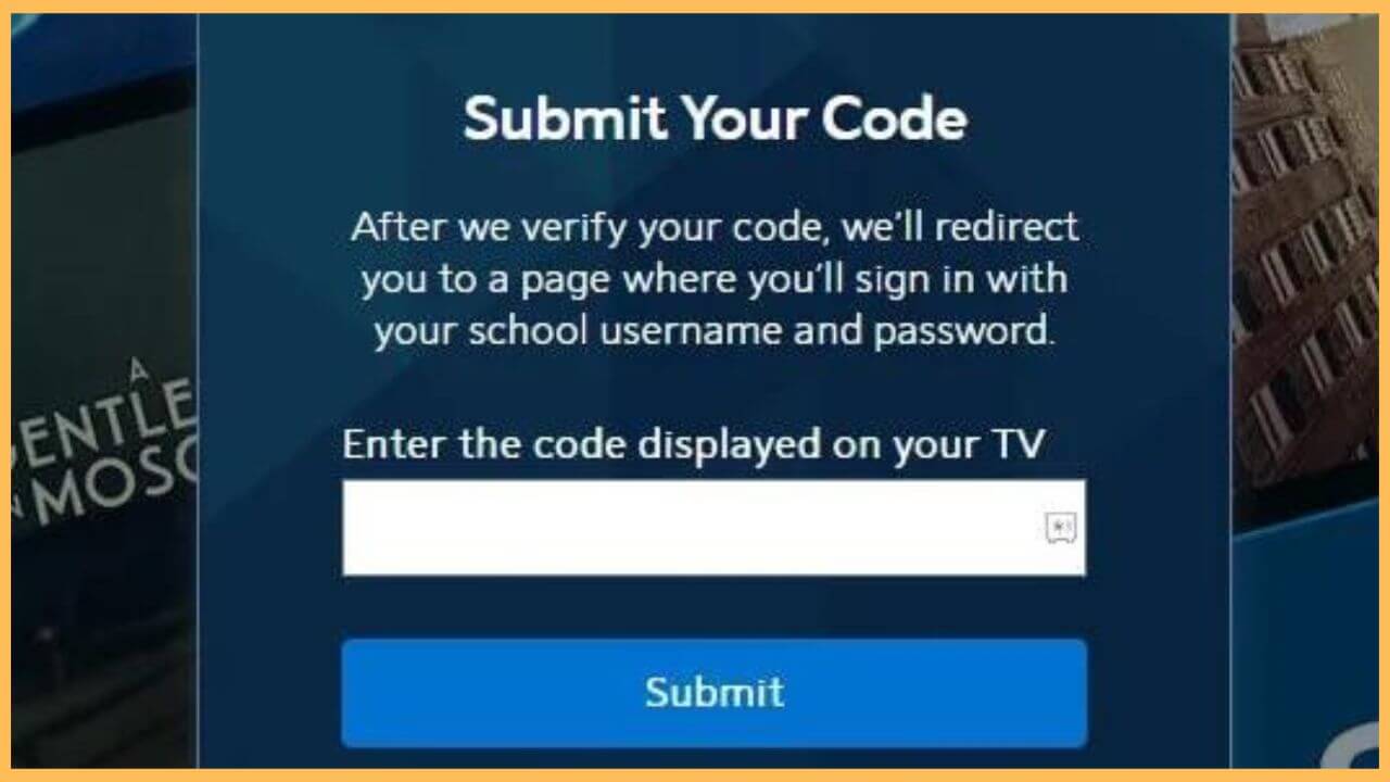 Click Submit to Activate Spectrum TV