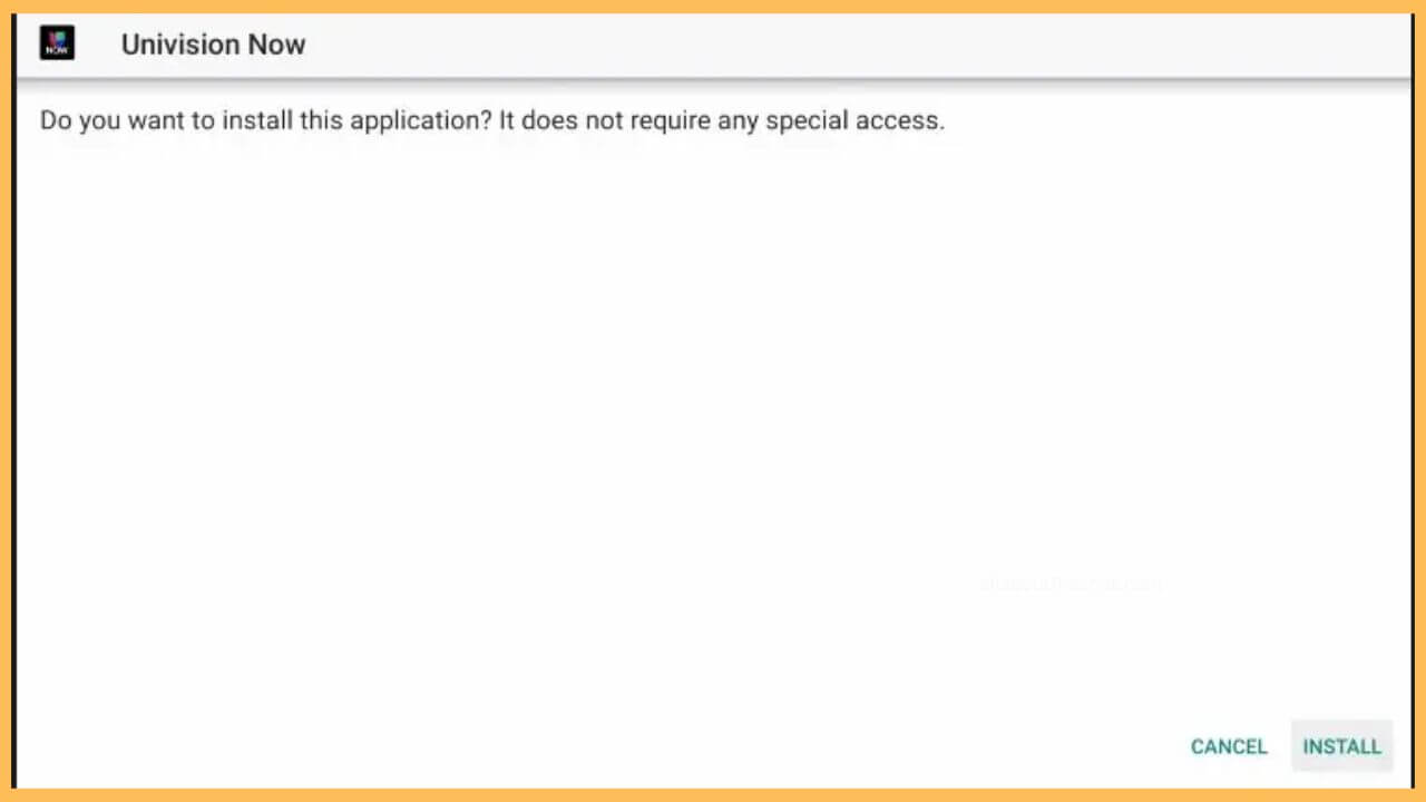 Click to Install Univision NOW on Firestick