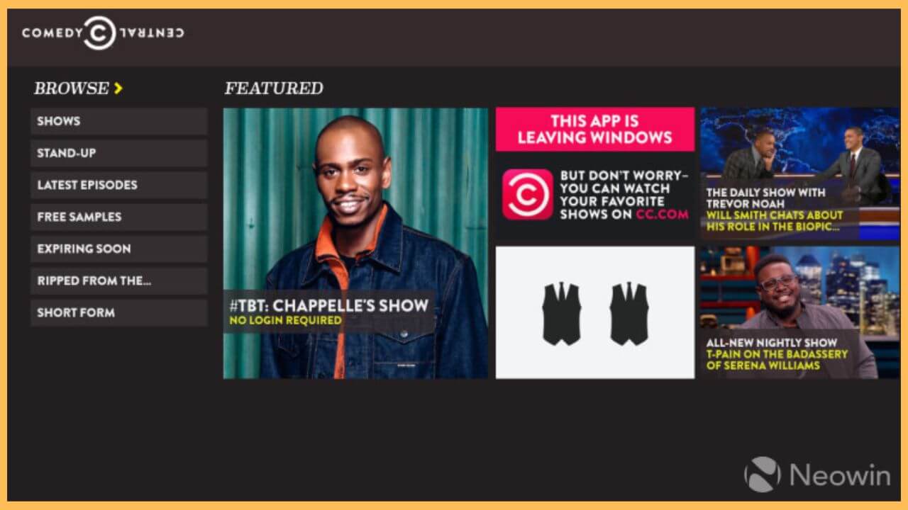 Comedy Central on Firestick