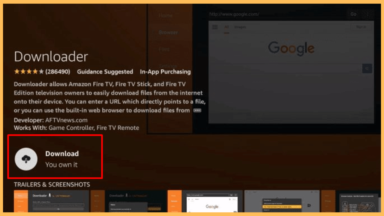 Click on the Download option