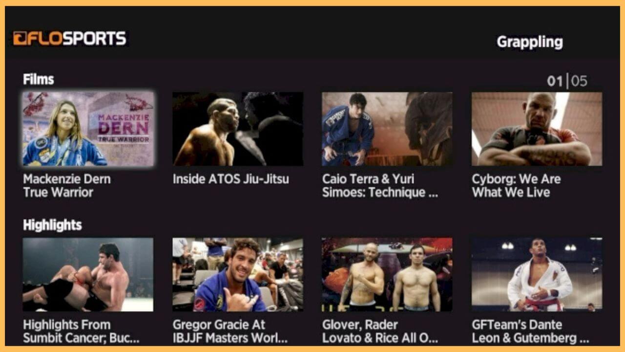 FloSports on Firestick