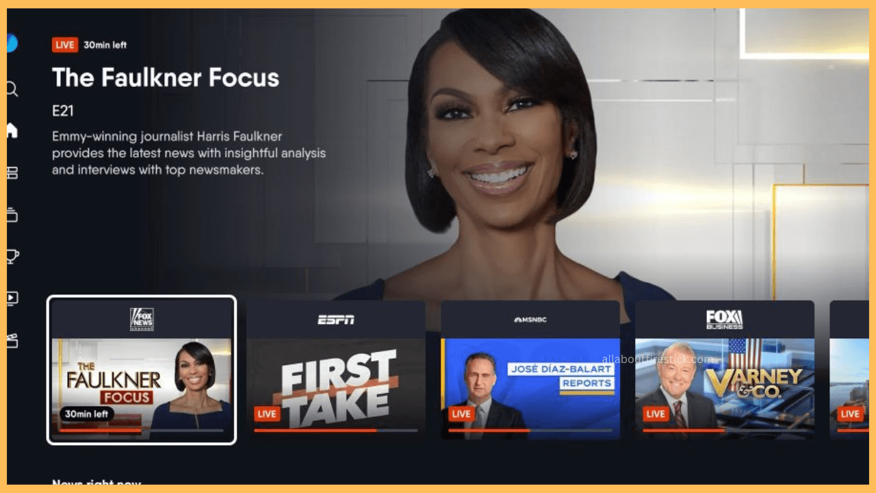 Select and stream your desired content