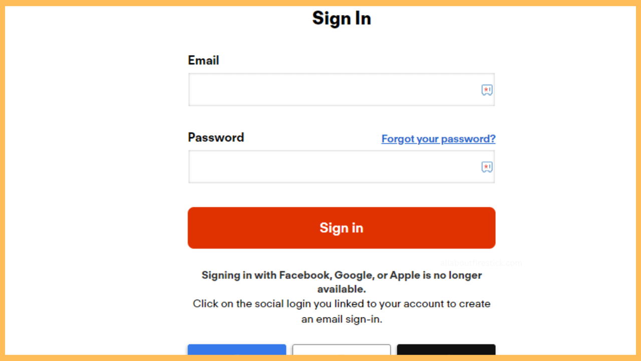 Fubo on Firestick - Sign in to your Fubo account