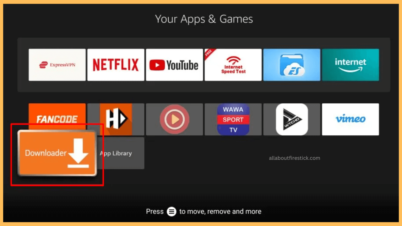 Google Photos on Firestick - Launch the app