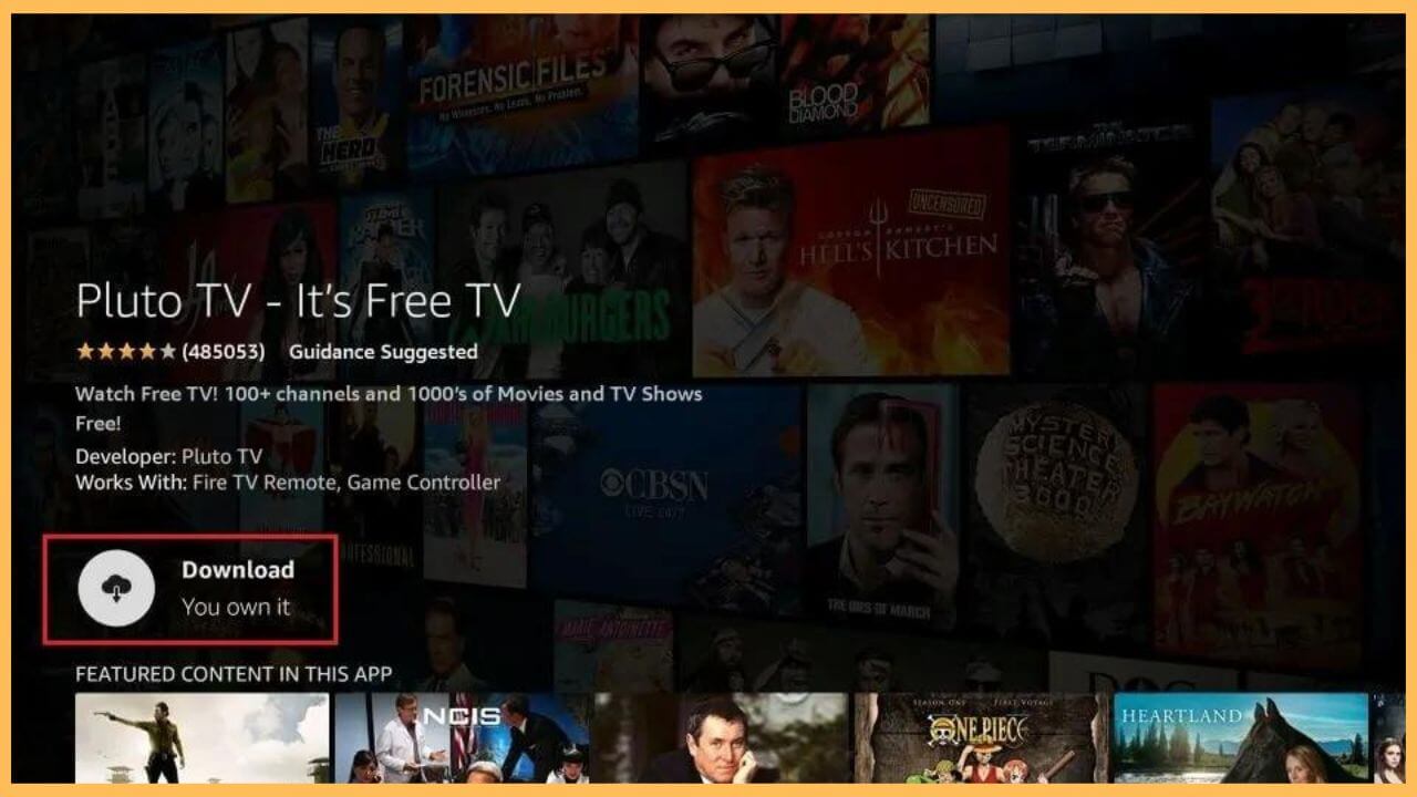 Hit Download on Pluto TV