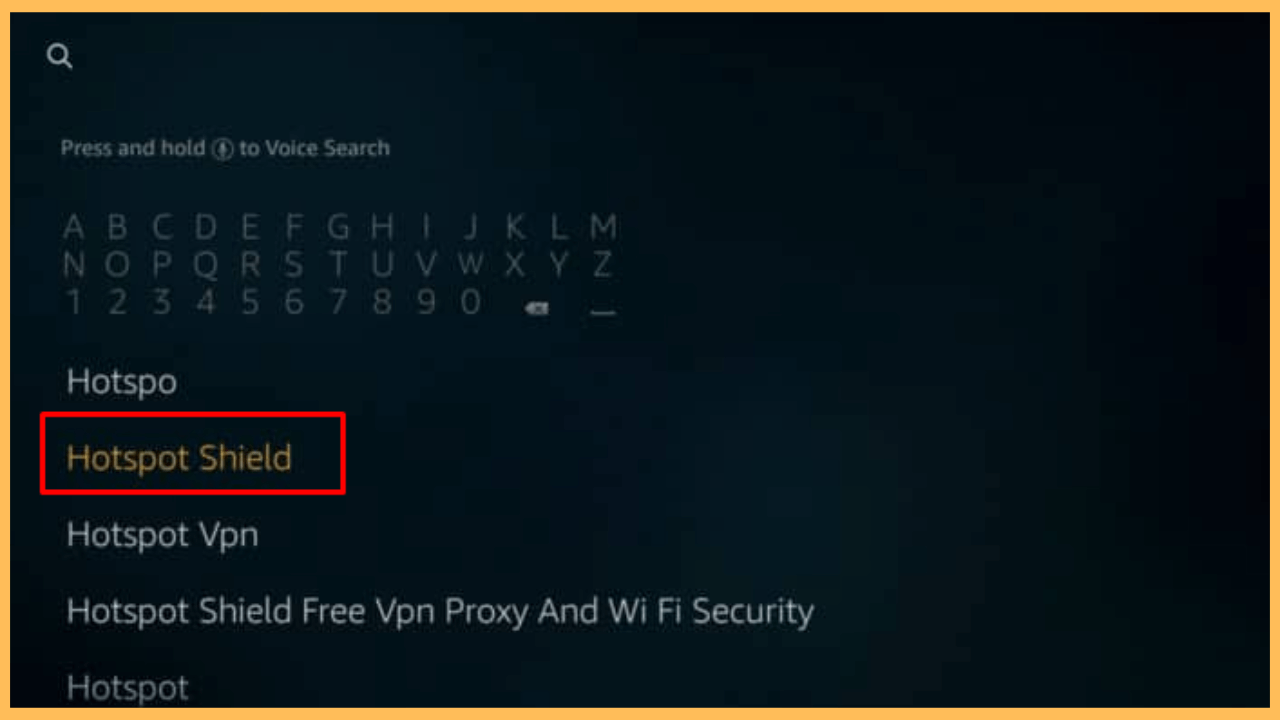 Search for Hostspot Shield
